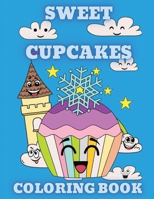 bokomslag Sweet Cupcakes Coloring Book