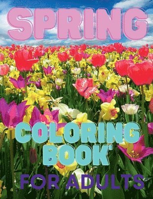 Spring Coloring Book For Adults 1