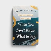 bokomslag Prayers to Share 100 Pass-Along Notes for When You Don't Know What to Say