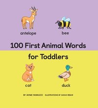 bokomslag 100 First Animal Words for Toddlers