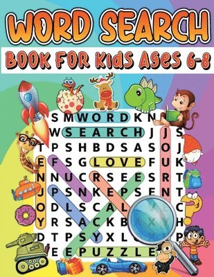 bokomslag Word Search Book For Kids Ages 6-8