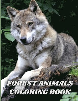 bokomslag Forest Animals Coloring Book