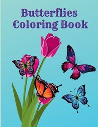 bokomslag Butterflies Coloring Book