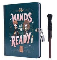 bokomslag Harry Potter: Wands At The Ready Lock & Key Diary