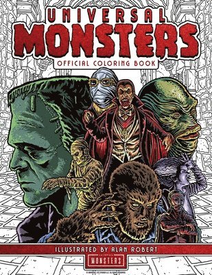 Universal Monsters: The Official Coloring Book, Häftad