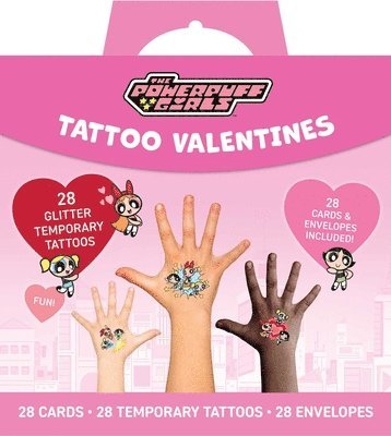 bokomslag Powerpuff Girls Temporary Tattoo Valentines