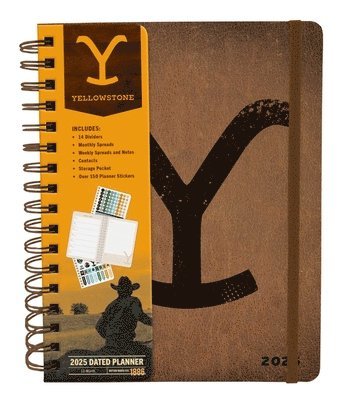 bokomslag 2025 Yellowstone: The Dutton Ranch 13-Month Weekly Planner