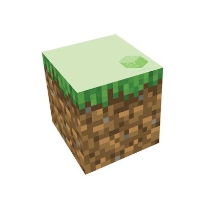 Minecraft: Grass Block Sticky Note Cube 1