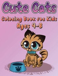 bokomslag Cute Cats Coloring Book for Kids Ages 4-8