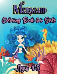 bokomslag Mermaid Coloring Book for Girls Ages 4-8