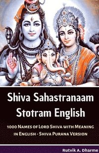 bokomslag Shiva Sahastranaam Stotram English