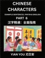 bokomslag Learn Reading Chinese Characters (Part 6) - A Beginner's Guide to Mastering Mandarin Chinese Language, History, and Culture; Learn Simplified Characte