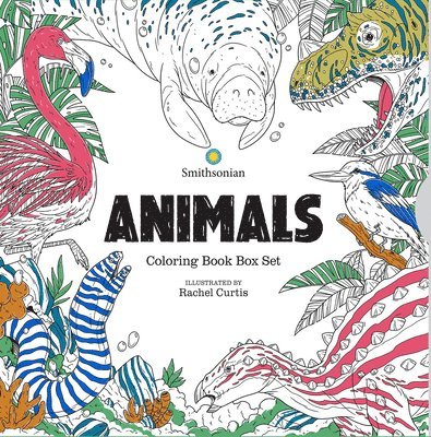 Animals: A Smithsonian Coloring Book Box Set 1