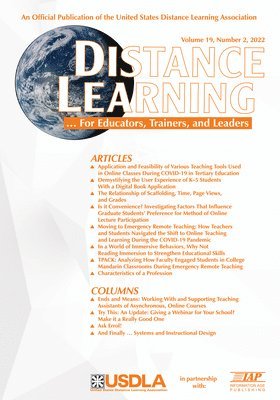 bokomslag Distance Learning Vol 19 Issue 2