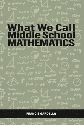 bokomslag What We Call Middle School Mathematics