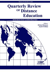 bokomslag Quarterly Review of Distance Education Vol 24 Issue 4