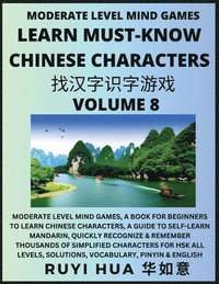 bokomslag Chinese Character Recognizing Puzzle Game Activities (Volume 8)