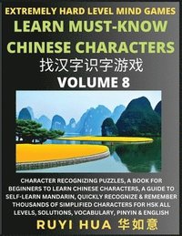 bokomslag Chinese Character Search Brain Games (Volume 8)