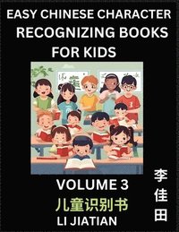 bokomslag Chinese Character Recognizing Puzzles for Kids (Volume 3) - Simple Brain Games, Easy Mandarin Puzzles for Kindergarten & Primary Kids, Teenagers & Absolute Beginner Students, Simplified Characters,...
