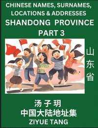 bokomslag Shandong Province (Part 3)- Mandarin Chinese Names, Surnames, Locations & Addresses, Learn Simple Chinese Characters, Words, Sentences with Simplified Characters, English and Pinyin