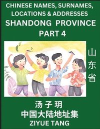 bokomslag Shandong Province (Part 4)- Mandarin Chinese Names, Surnames, Locations & Addresses, Learn Simple Chinese Characters, Words, Sentences with Simplified Characters, English and Pinyin