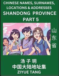 bokomslag Shandong Province (Part 5)- Mandarin Chinese Names, Surnames, Locations & Addresses, Learn Simple Chinese Characters, Words, Sentences with Simplified Characters, English and Pinyin