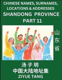 bokomslag Shandong Province (Part 11)- Mandarin Chinese Names, Surnames, Locations & Addresses, Learn Simple Chinese Characters, Words, Sentences with Simplified Characters, English and Pinyin