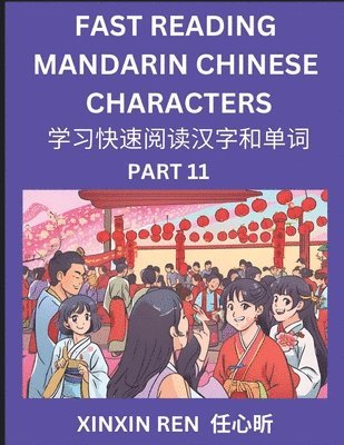 bokomslag Reading Chinese Characters (Part 11) - Learn to Recognize Simplified Mandarin Chinese Characters by Solving Characters Activities, HSK All Levels