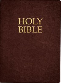 bokomslag Kjver Holy Bible, Large Print, Mahogany Genuine Leather, Thumb Index: (King James Version Easy Read, Red Letter, Premium Cowhide, Brown)