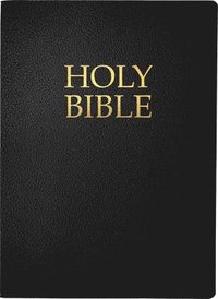 bokomslag Kjver Holy Bible, Large Print, Black Bonded Leather, Thumb Index