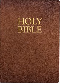 bokomslag Kjver Holy Bible, Large Print, Acorn Bonded Leather, Thumb Index: (King James Version Easy Read, Red Letter, Brown)