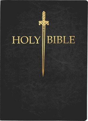KJV Sword Bible, Large Print, Black Genuine Leather, Thumb Index: (Red Letter, Premium Cowhide, 1611 Version)