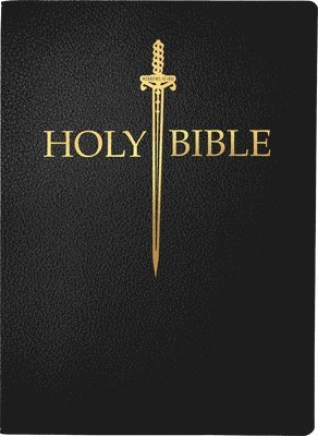 bokomslag KJV Sword Bible, Large Print, Black Bonded Leather, Thumb Index: (Red Letter, 1611 Version)