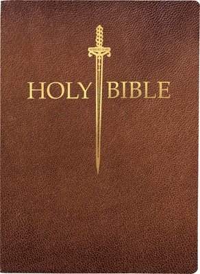 bokomslag KJV Sword Bible, Large Print, Acorn Bonded Leather, Thumb Index