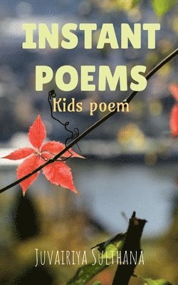 bokomslag Instant poems