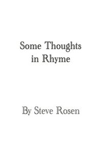 bokomslag Some Thoughts in Rhyme