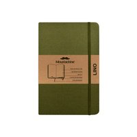 bokomslag Moustachine Classic Linen Hardcover Military Green Blank Pocket