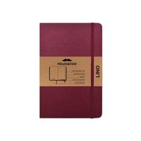 bokomslag Moustachine Classic Linen Hardcover Burgundy Blank Pocket