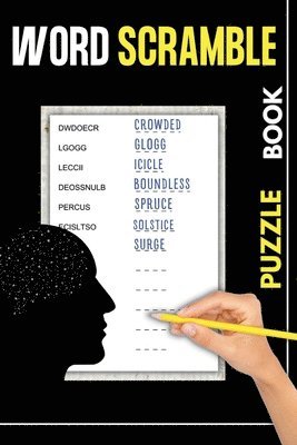 bokomslag Word Scramble Puzzle Book: Stress Relieve Activity Books for Adults and Seniors 1200+ Words