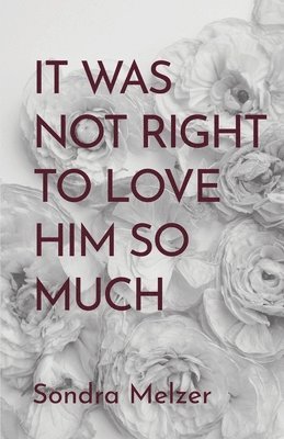 Sondra Melzer - It Was Not Right To Love Him So Much, Häftad