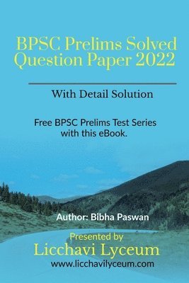 bokomslag BPSC Prelims Exam Solved Question Paper 2022