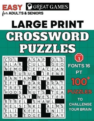 bokomslag Crossword Puzzles for Adults Large Print
