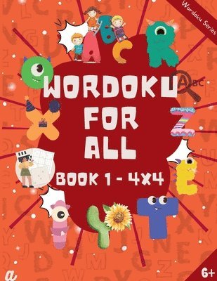 bokomslag Introduction to Wordoku Level 1 (4X4) - 6-8 years