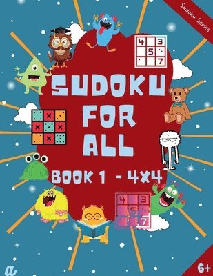 bokomslag Introduction to Sudoku Level 1 (4X4) - 6-8 years