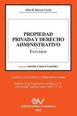 bokomslag PROPIEDAD PRIVADA Y DERECHO ADMINISTRATIVO. Estudios