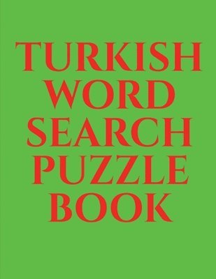 bokomslag Turkish Word Search Puzzle Book