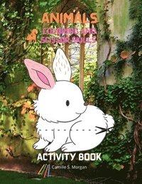 bokomslag Animals Coloring and Scissor Skills Activity Book