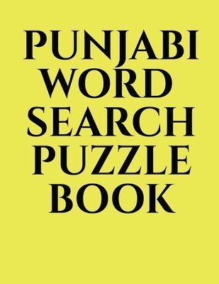 bokomslag Punjabi Word Search Puzzle Book