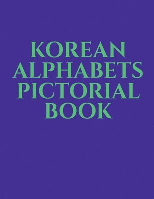 Gss - Korean Alphabets Pictorial Book, Häftad