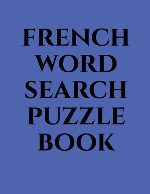 Gss - French word search puzzle book, Häftad